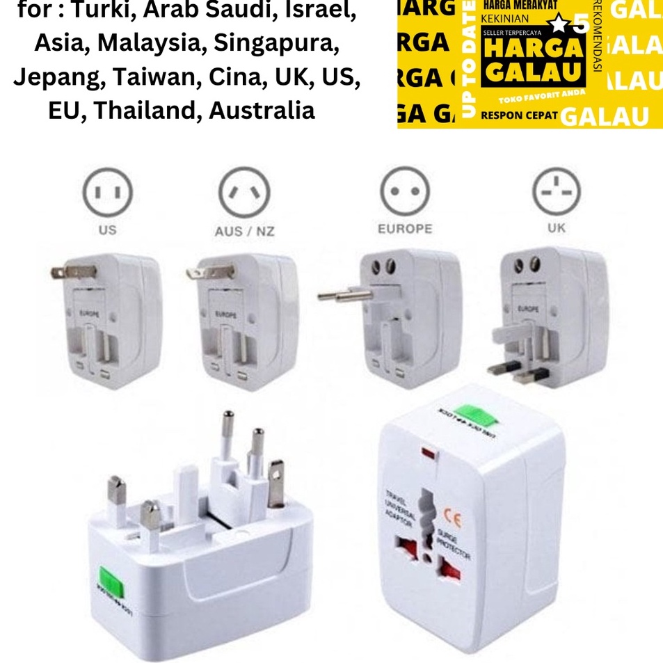 WL Sambungan Listrik Jepang Australia New Zealand Argentina Myanmar China Turki Arab Saudi Malaysia 