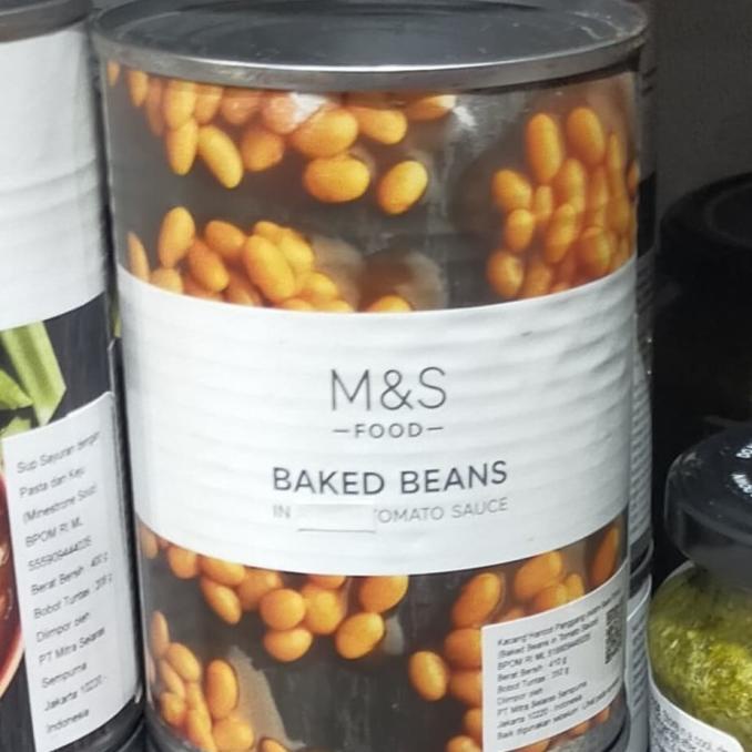 

(:(:(:(] M&S Baked beans in tomato sauce saus 400gr can