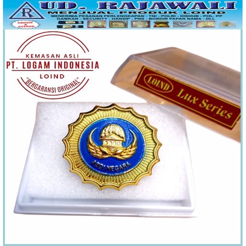 Pin Lencana Korpri Asn U Golongan 3 Loind Lapis Emas