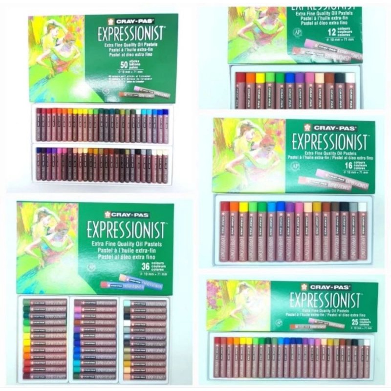 

Sakura Cray Pas Expressionist Oil Pastel Set 12 / 16 / 25 / 36 / 50