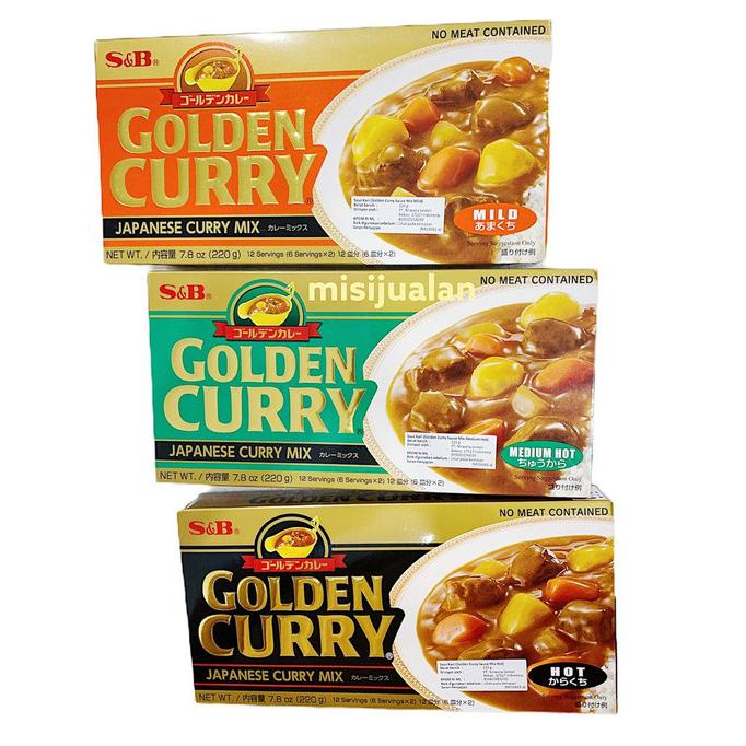 

S&B Golden Curry Japanese Curry Mix / Saus Kari Jepang 220gr