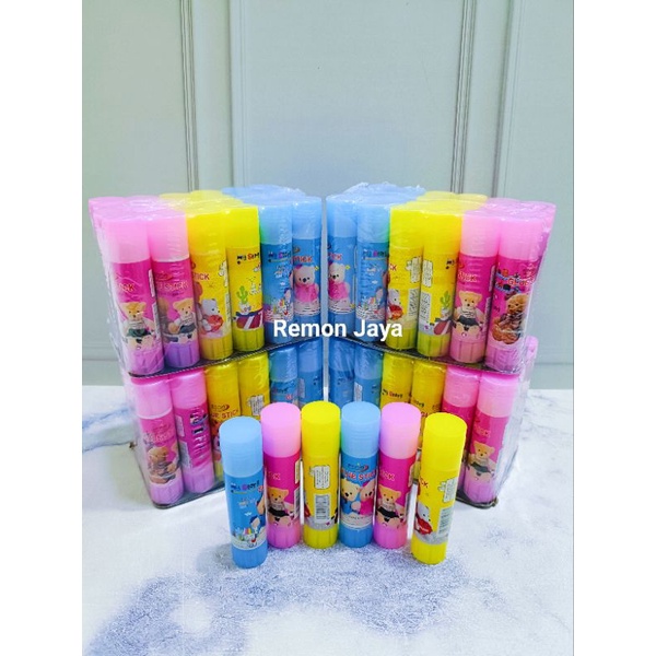 

(isi 6 pcs) Lem Glue Stick Fancy murah/lem kertas Glue Stick
