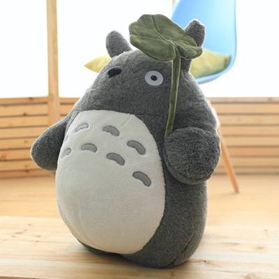 Boneka Totoro Cat Kucing Daun Leaf