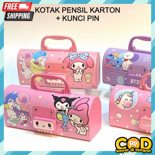

Tempat Pensil Aesthetic Dosgrip Untuk Sekolah Disgrib Anak Laki Perempuan Dusgrip Korean Style Viral Pouch Wadah Pengsil Lucu Pencil Case Cewek Cowok Aesthatic Disgrip Murah Korea Estetik Kotak Pensil Edge Color Transpar Kotak Pensil Karton+Kunci Pin/