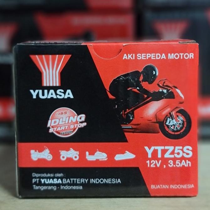 Aki motor Vario 110, Mio Soul GT, Beat, Vixion YUASA YTZ5S Aki Kering