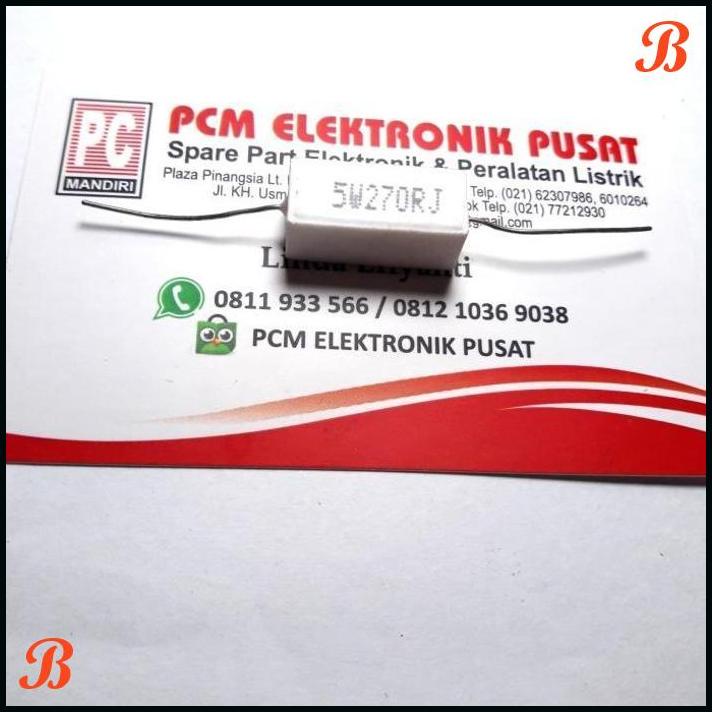 RESISTOR 5 WATT 5W 270OHM 5W270R [PCME]