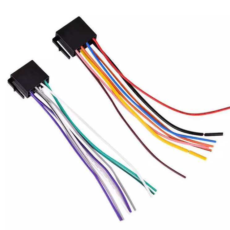 Produk Soket tape double Din socket head unit model iso songket power dan speaker tape mobil model i