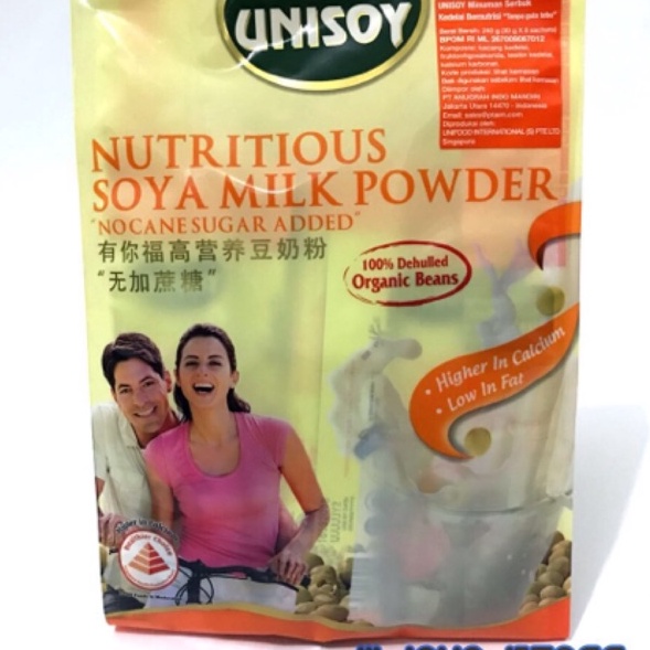 

Diskon UNISOY Nutritious Soya Milk Powder (No cane sugar added) Buruan Beli