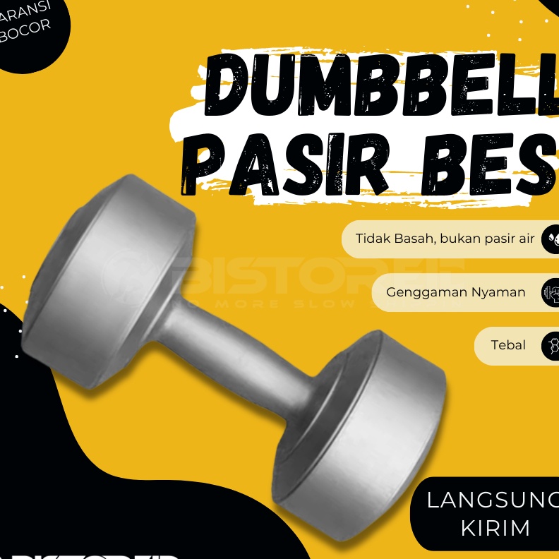 Terbaik [1pc] BARBEL DUMBBELL DUMBELL DUMBEL PASIR 3KG 3 KG COD GRATIS ONGKIR serbuuu 
