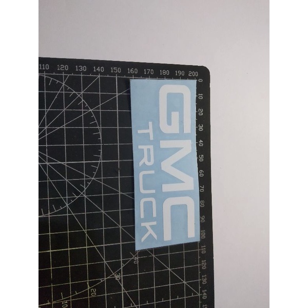 

cutting stiker gmc