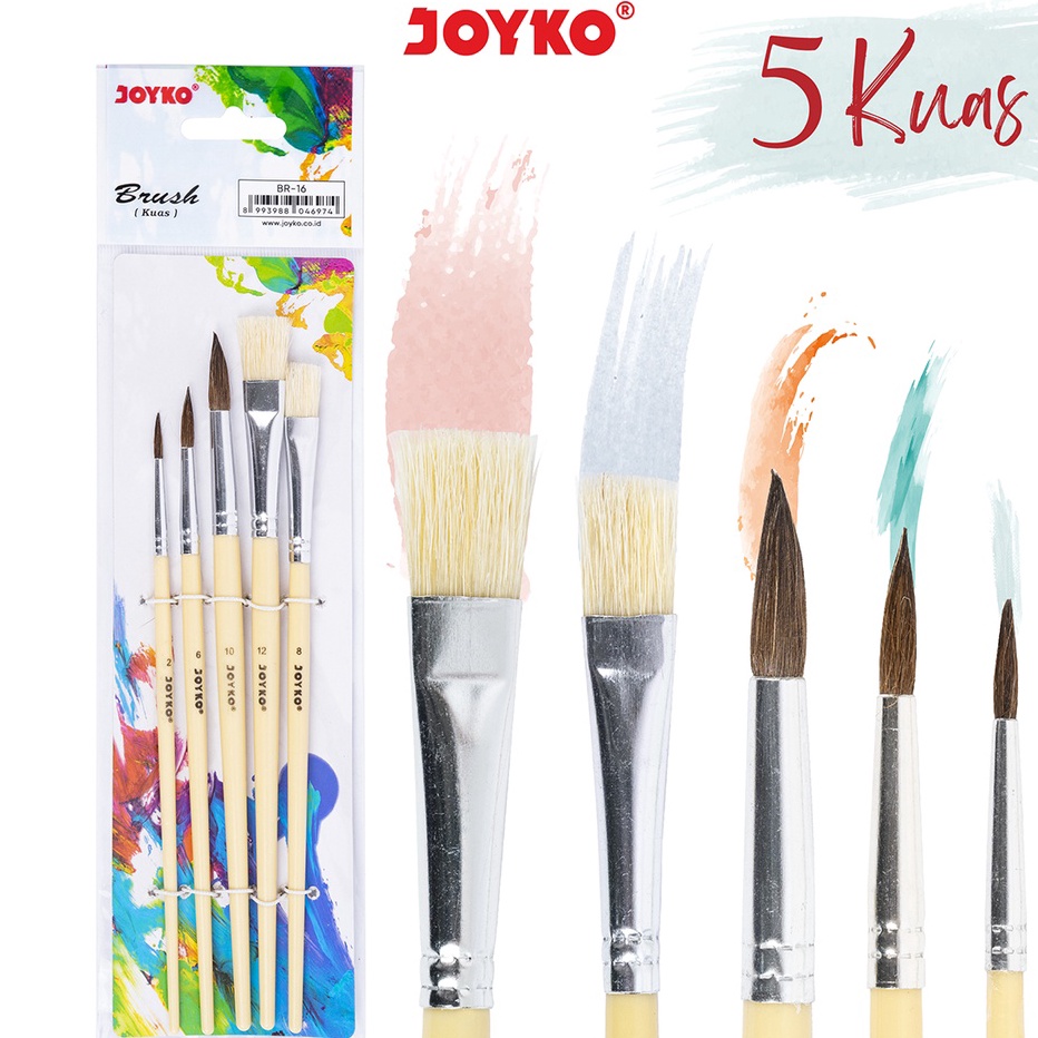 

Harga Promo Brush Kuas Cat Air Lukis Acrylic Joyko BR-16 Pasti Murah