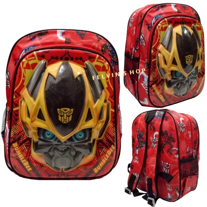 TAS RANSEL SEKOLAH ANAK LAKI LAKI TK BUMBLEBEE M MIKA LED