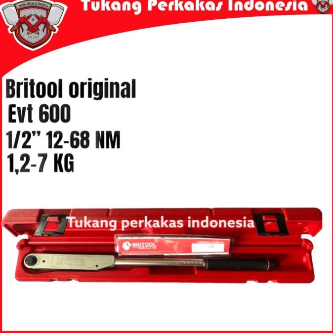 BRITOOL EVT 600 AEX KUNCI TORSI MOMEN 1/2 INCH TORQUE WRENCH BRITOOL