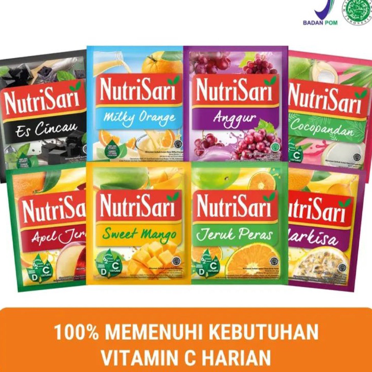 

Terkini NutriSari -Renceng isi 10 Saset Seller