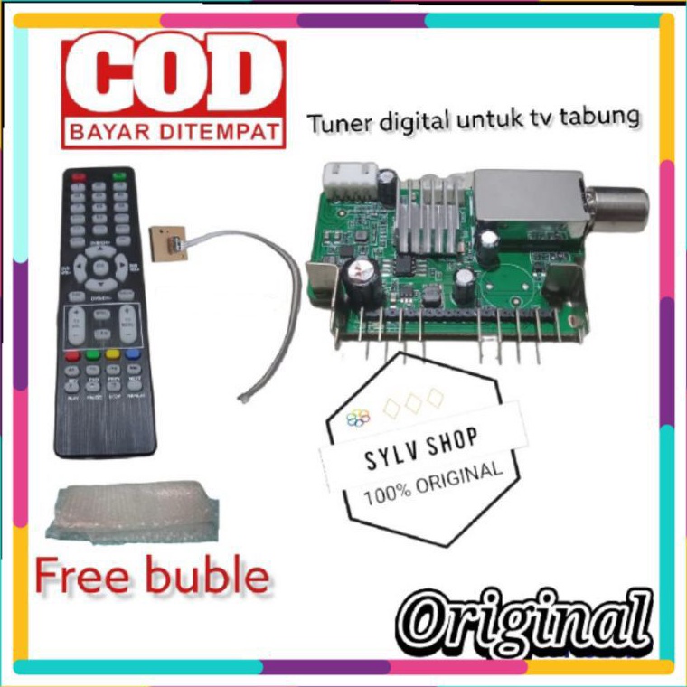 [ART.  O93X] TUNER digital tv tabung untuk mesin tv china Lcd Led universal