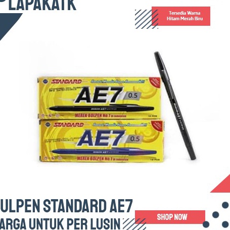 

ZQSD7849 [PROMO MURAH!!!] Pulpen Standard Ae7 / Pen Standart Ae7 ( lusin )