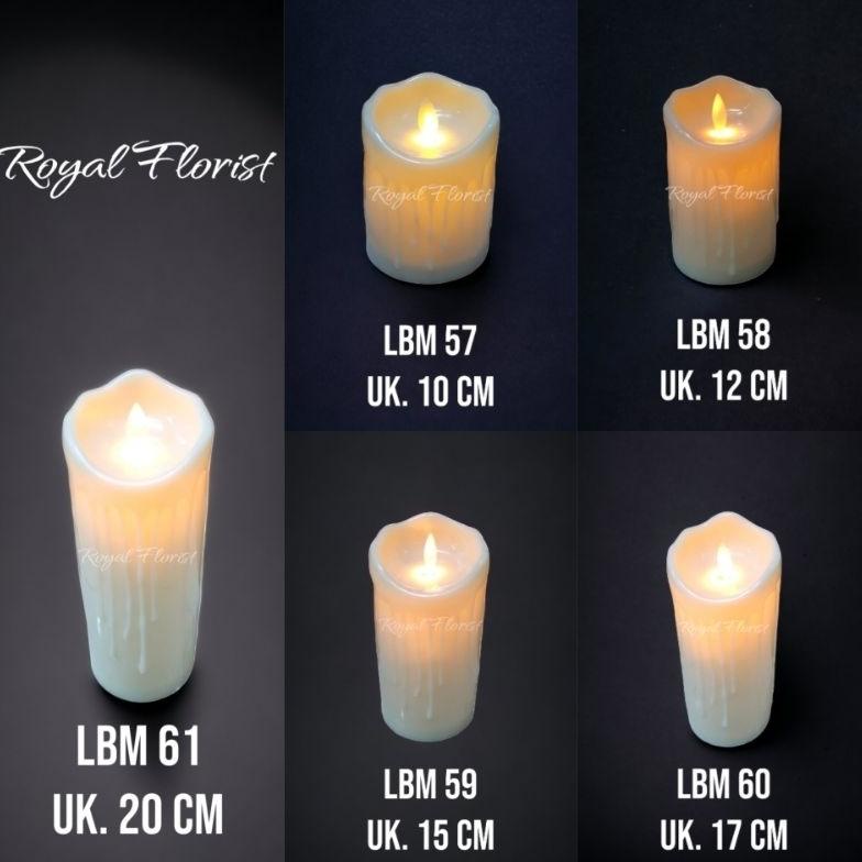 Lampu Lilin Led Electrik Sumbu Goyang/Lilin Natal/Lampu Lilin Hiasan Dekorasi|Lbm
