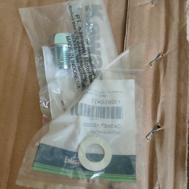 Cod - baut tap oli bawah ninja 250 fi karbu z250 fi kaze blitz zx130 athlete