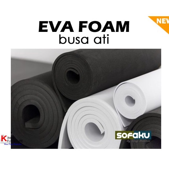 Baru EVA FOAM Spon Busa Karet Ati (Harga Per mm) Busa Tipis Untuk Alas Harga Murah