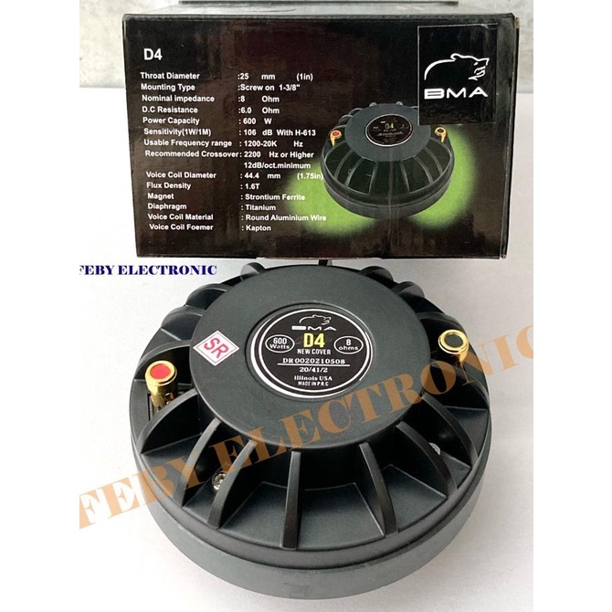 Tweeter Driver BMA D4