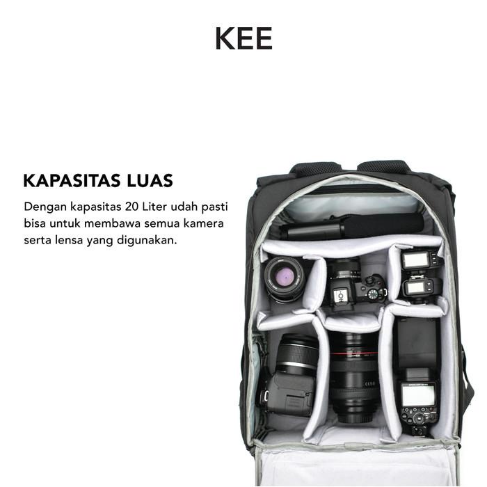 Tas Kamera Dslr Backpack Kee Tas Ransel Kamera Bumblebee 3.0 Green