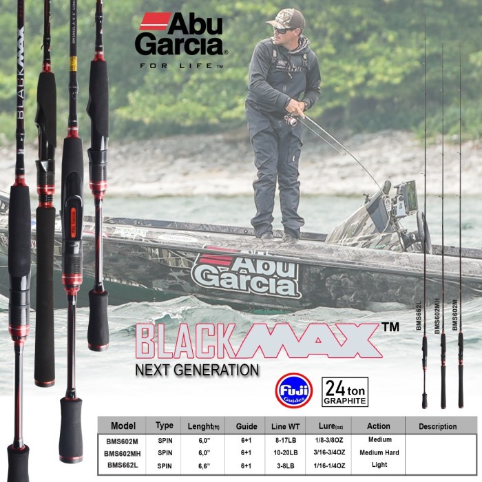 Joran ABU GARCIA BLACK MAX SPIN