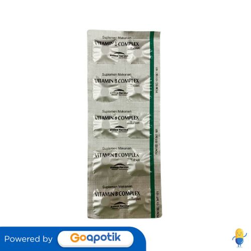 VITAMIN B COMPLEX KIMIA FARMA STRIP 10 TABLET