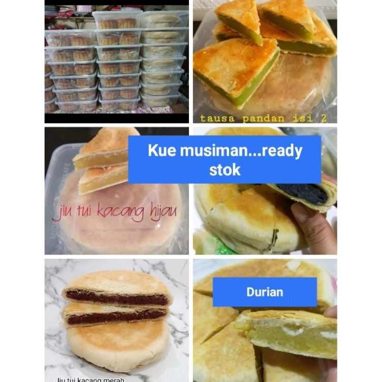 

10.10 SALE PIA/kue bulan/jumbo/ halal vegetarian LIAN FAT bulat besar / sekotak isi 2pc