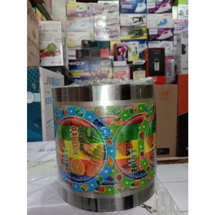 Plastik Cup Sealer / Plastik Roll Gelas Lid / Plastik Tutup Gelas Cup ORIGINAL