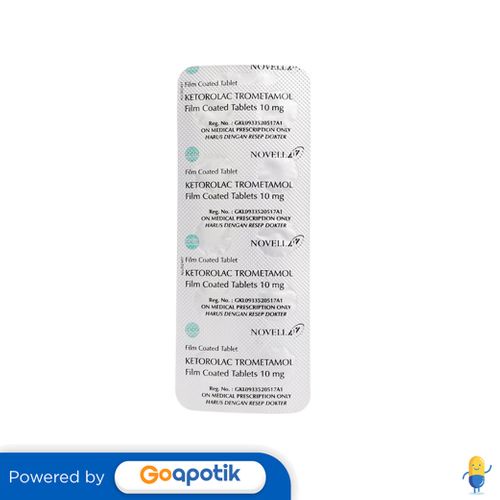 KETOROLAC NOVELL 10 MG STRIP 10 TABLET