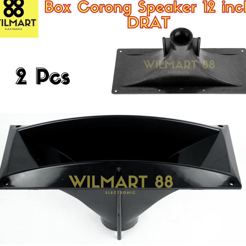 ★★ WYF [2 Pcs] Corong Tweeter 12 " / Inch | Box Speaker | Horn Drat Driver Drat | Hord Speaker Plast