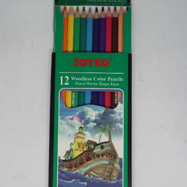 

➠❉✳ Pensil Warna Joyko 12w CP-103 Bayar Di Tempat