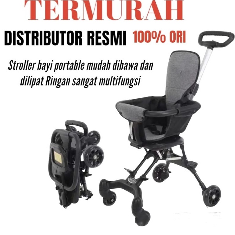 Sale.. Magic Stroller Bayi Murah Stroller Anak Kreta Bayi  Dorong Roda 4 Baby Multi Fungsi