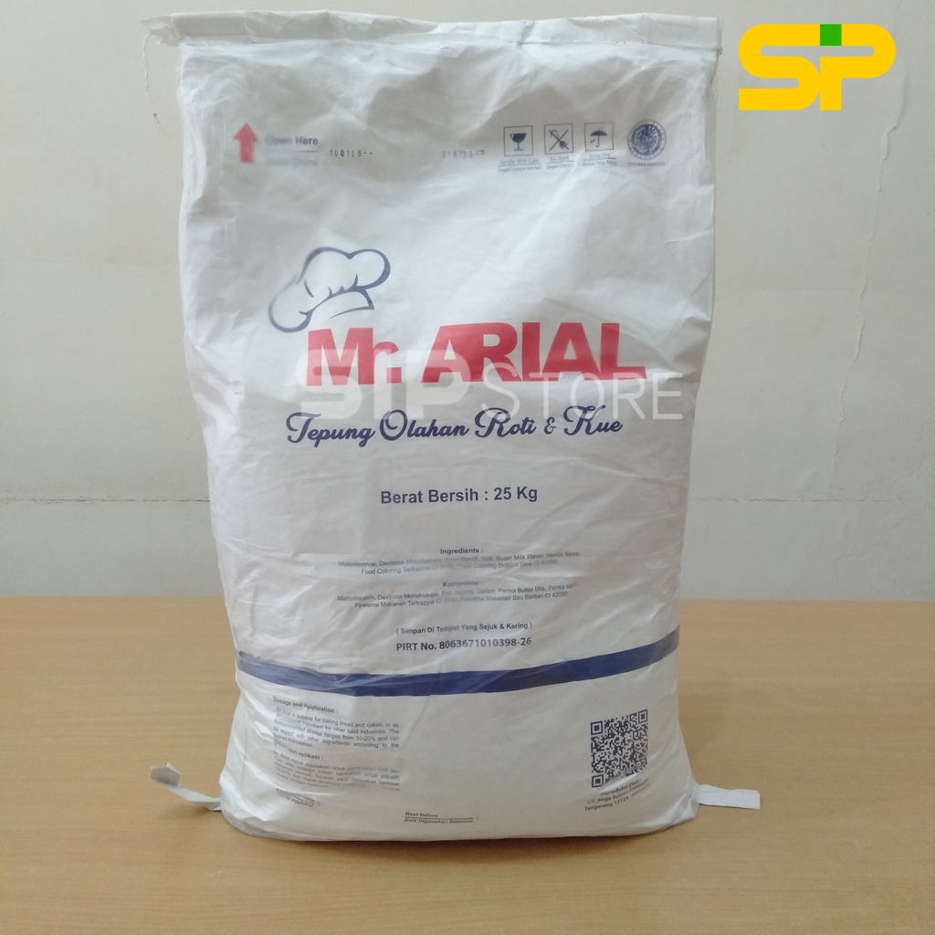 

Susu Premix MR. ARIAL/ Susu Bubuk Mr ARIAL / Tepung / Milk Replacer 25kg