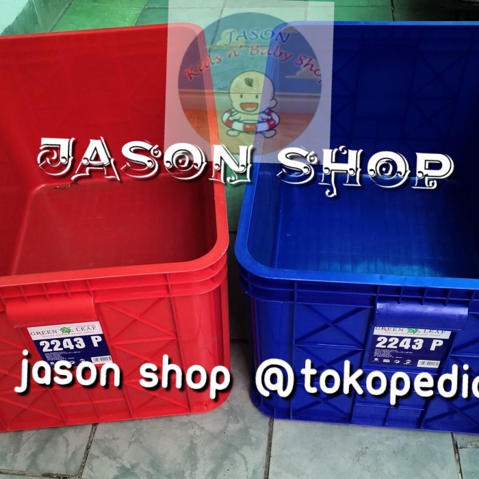 Terlaris Container Industri Green Leaf 2243 P/Kotak Industri Rapat 2243 P