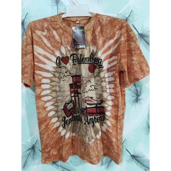 Kaos khas palembang jembatan ampera