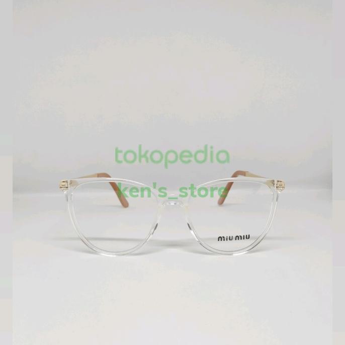 Sale Frame Kacamata Wanita Kacamata Minus Miu5519 Cateyes Clear