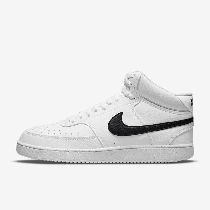 Promo Nike Court Vision Mid Next Nature White Black Dn3577-101