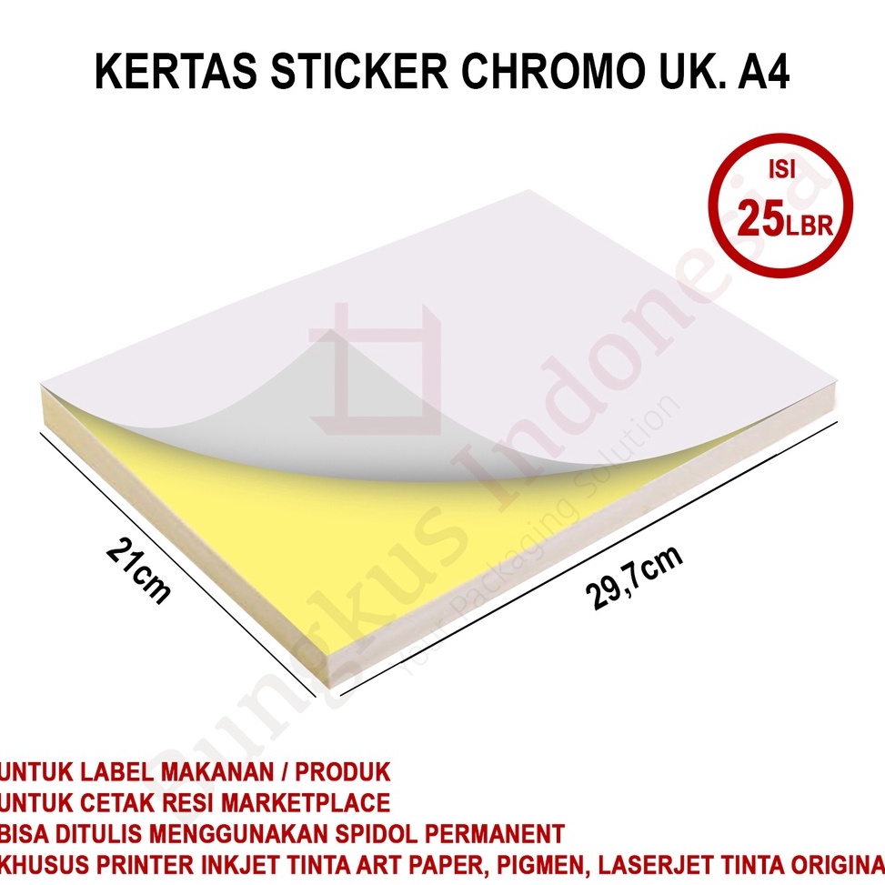 

92 Kertas Stiker Chromo A4 / Kertas Stiker / Sticker Cromo / Kertas Stiker Kromo ✯Bayar Di Tempat