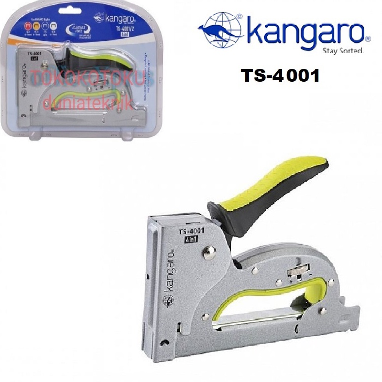 

MURAH Gun Tacker Alat Staples Tembak 4in1 / Stapler Kangaro TS-4001| TS4001