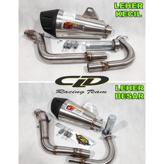 HARGA SPESIAL Knalpot Original CLD Type C7 Pipa Kecil Pipa Besar Beat Karbu Beat Fi Scoopy Vario 110