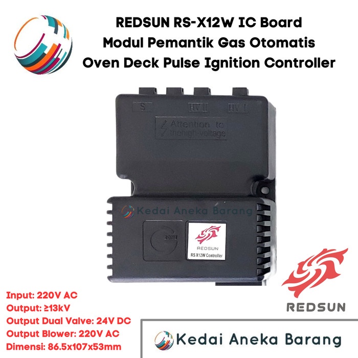 Modul Pemantik Gas Oven Pulse Ignition Transformer Controller Otomatis