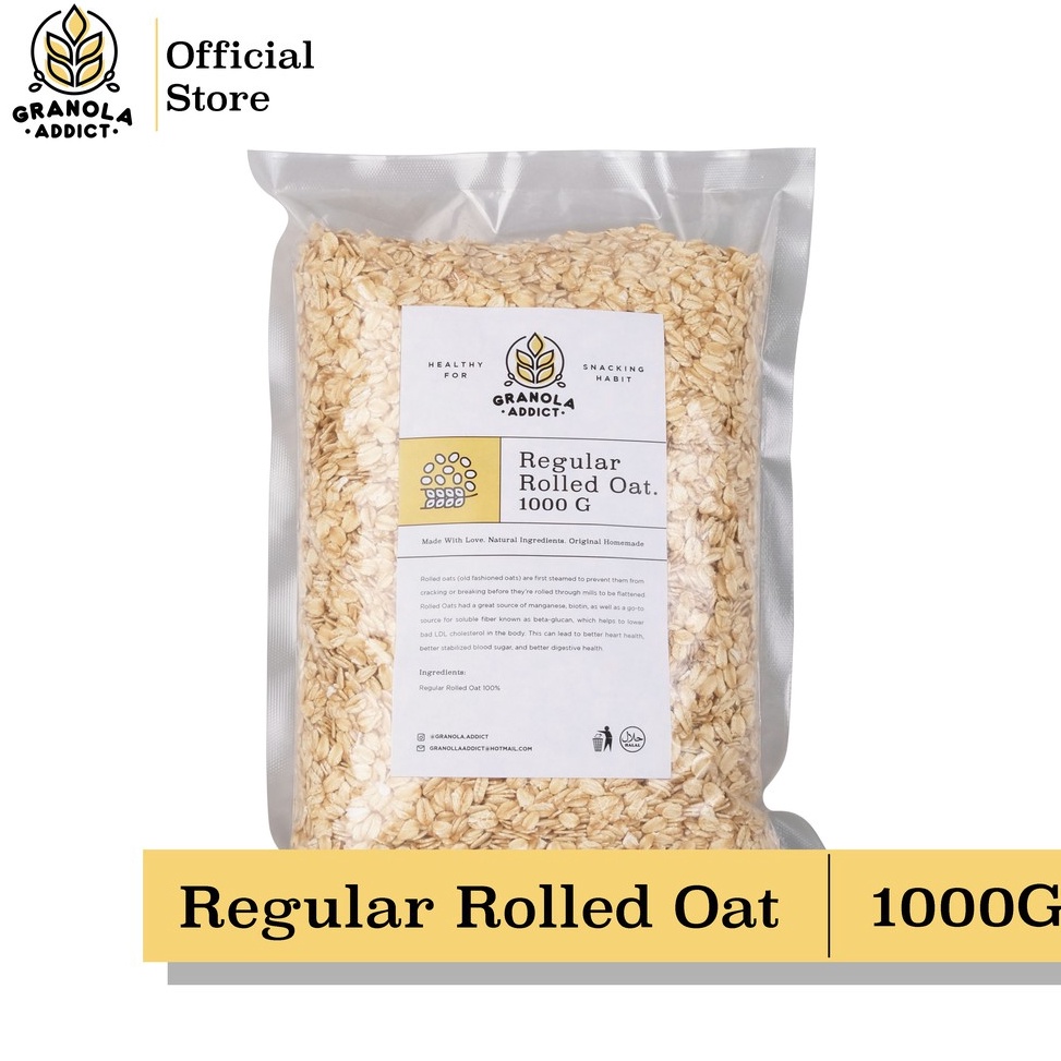 

Harga OkeBb0B5 Granola Addict - Rolled Oat / Gandum Utuh / Gandum Kasar 1KG