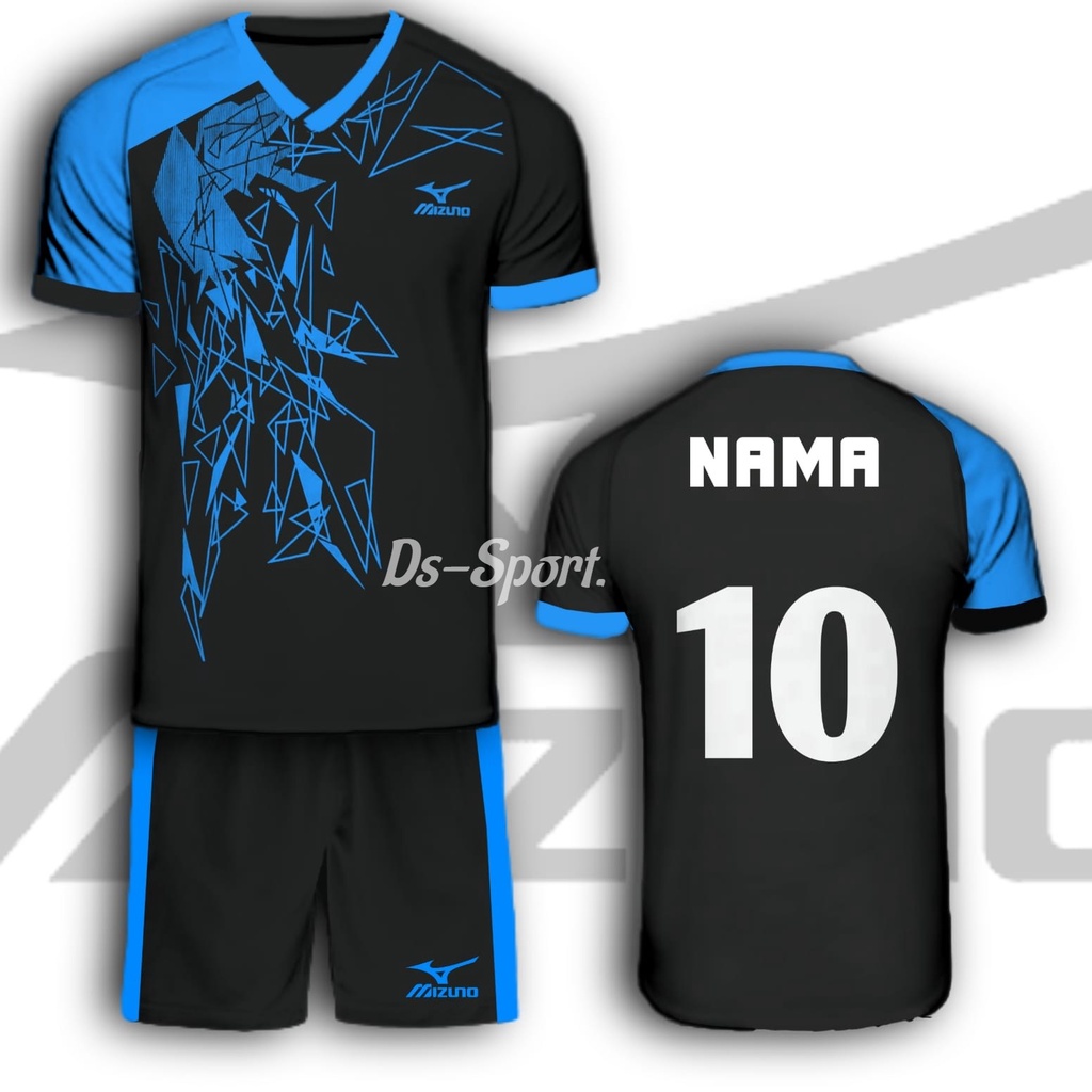 TERBARU (COD)  Jersey Futsal Free Custom Nama Dan Nomor Punggung Setelan Jersey Bola Dewasa Jersey B