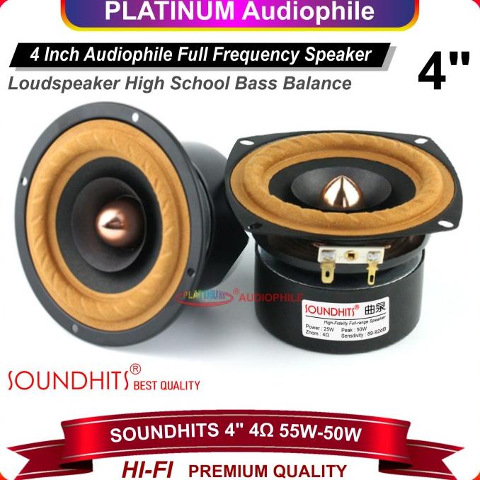 Speaker Full range 4 Inch Premium Speaker Fullrange Import