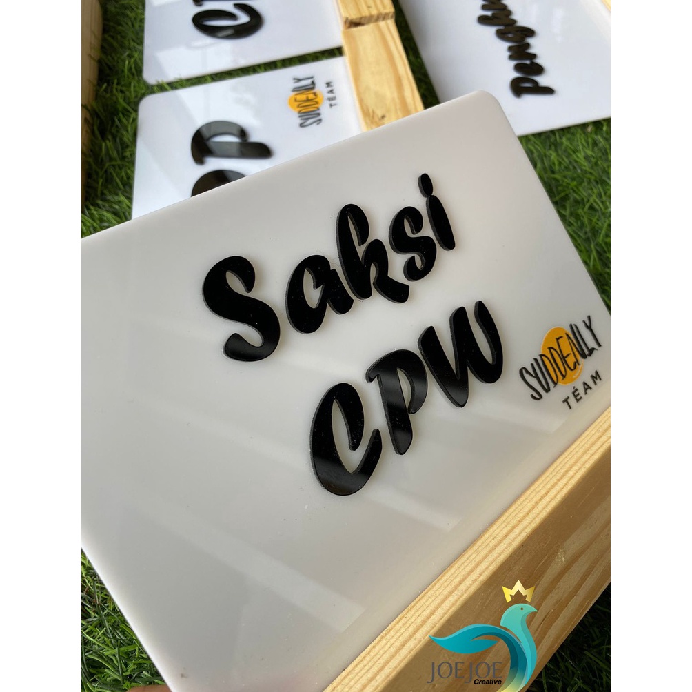 

COD Table Sign Wedding/Papan Tanda Meja Akrilik Custom Bayar Di Tempat