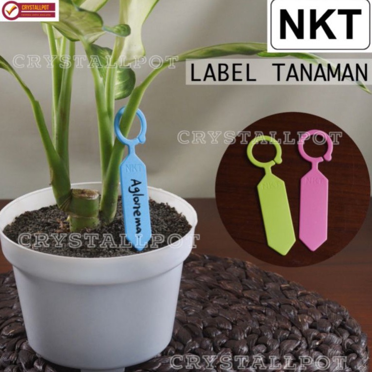 

FLASH SALE label tag tanaman nkt warna warni name tag bahan tebal - per pack isi 50 pcs
