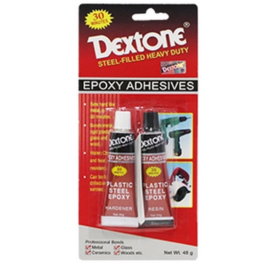 

Original LEM EPOXY /LEM CAMPUR / LEM BESI/ SERBAGUNA DEXTONE 30 MENIT 48gr gram