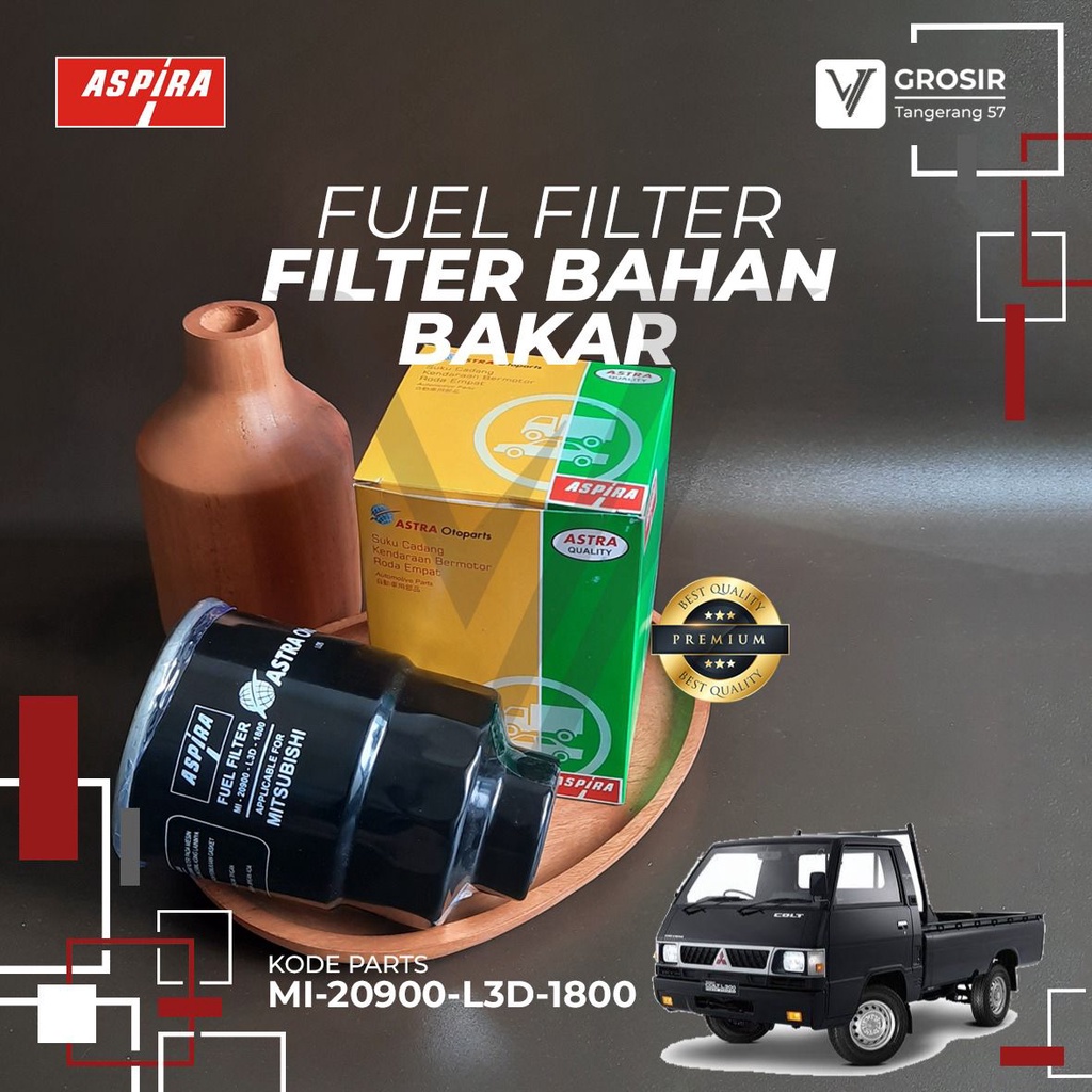 FUEL FILTER SOLAR L300 ASPIRA MI-20900-L3D SOLAR FILTER