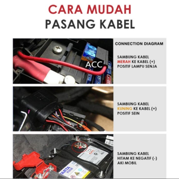 New Honda Mobilio Lampu Alis Headlamp Mobil Led Drl Sein Running Sepasang Kode Ma153